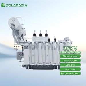 שנאי שמן בעל יעילות גבוהה 1250 קילו-וולט-אמפר, סליל תלת-סלילי, מכונת סינון שמן תלת-פאזית לשימוש תעשייתי - Product Image 4