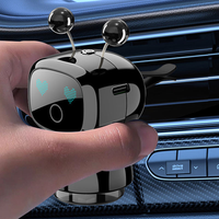 Diffuseur d'arômes intelligent automatique pour voiture, design robot, rechargeable par USB, écologique, humidificateur électrique
