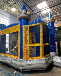 <span class=keywords><strong>Le</strong></span> château combiné gonflable de glissière de videur d'enfants de PVC de haute qualité inclut <span class=keywords><strong>le</strong></span> ventilateur accessoire-Vente en gros - Product Image 6