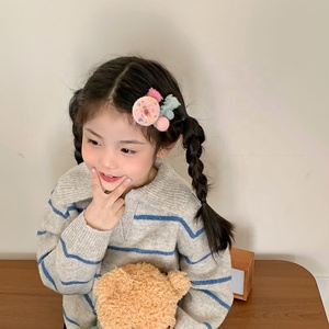 คลิปหนีบ<span class=keywords><strong>ผม</strong></span>รูปโดนัท<span class=keywords><strong>ล</strong></span>ูกกวาดน่ารักตามสมัยนิยมน่ารักแบบแฟชั่นสำหรับเด็กทารกหญิง - Product Image 4
