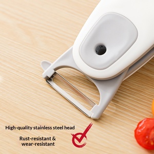 Wholesale 3-in-1 Manual Portable <b>Fruit</b> Cucumber Peeler Outdoor <b>Vegetable</b> Peeling Knife with 304 Stainless Steel Blade - Product Image 6
