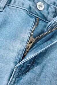 Jeans de Mezclilla Azul Claro Shewin 2025, Transpirables, de Cintura Alta, con Abertura Lateral, Corte Recto, para Mujer, Casuales, de Verano - Product Image 5