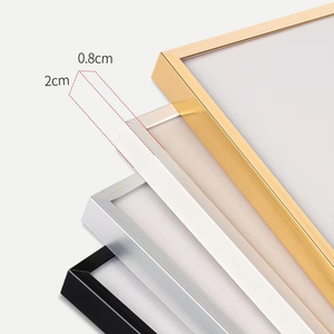 Cadre publicitaire en alliage d'aluminium de taille personnalisée ouvert sur le côté étroit pour <span class=keywords><strong>affiche</strong></span> d'ascenseur Photo tenture murale panneaux d'affichage - Product Image 4