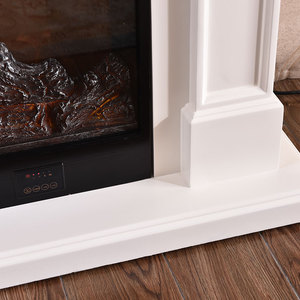 Caminetto Elettrico Decorativo Artificiale da Interno con Telecomando, Timer e Fiamma LED per Soggiorno - Product Image 4