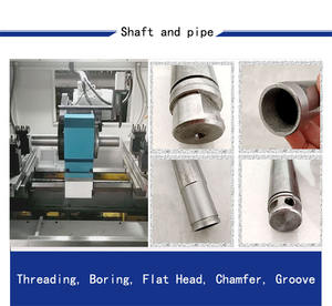 Tour à double <span class=keywords><strong>broche</strong></span> deux têtes HX-5080-30 tour CNC/métal 30 sur mesure horizontal fourni tour CNC à lit plat GSK - Product Image 2