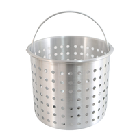 Friteuse à dinde commerciale classique économique, en métal, pour la cuisson des écrevisses et des fruits de mer, seau de cuisson, pot en aluminium, panier, gaz