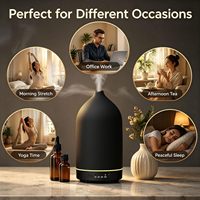 Diffuseur d'huiles essentielles en céramique de bonne qualité pour la maison, diffuseur en pierre