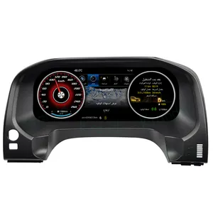 Krando 12.3 inch đa phương tiện xe máy nghe nhạc LCD Bảng điều khiển ảo buồng lái cho TOYOTA LAND CRUISER 2008 2020 thông minh cụ