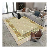 Tapis d'impression 3d au design moderne Tapis antidérapant pour la maison, le salon, le tapis imprimé moderne et doux en forme de Teppich