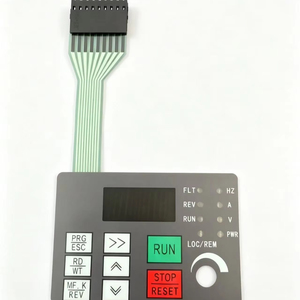 Panneau de commande à membrane flexible ultra-mince résistif pour onduleur <span class=keywords><strong>Yukong</strong></span> série HE100 - Product Image 1