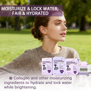 Films buccaux de <span class=keywords><strong>collagène</strong></span> blanchissant au glutathion pour 7 jours – Vente en gros – Unifie le teint pour les amateurs de maquillage - Product Image 5