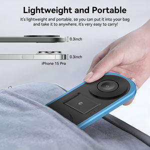 Soporte magnético 3 en 1 de carga inalámbrica para <span class=keywords><strong>iPhone</strong></span> 14, <span class=keywords><strong>13</strong></span>, 15 <span class=keywords><strong>Pro</strong></span> Max, Airpods, iWatch, estación de carga inalámbrica rápida, 15W - Product Image 5