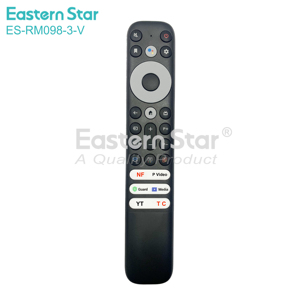 Control Remoto ES-RM098-<span class=keywords><strong>3</strong></span>-V a Precio de Fábrica para el Nuevo Google <span class=keywords><strong>Chromecast</strong></span> 4k <span class=keywords><strong>TV</strong></span>, Decodificador con Google Voice, Smart <span class=keywords><strong>TV</strong></span> G9N9N, Control por Voz BT IR - Product Image 2