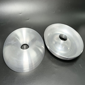 Unwelded nhôm bánh rán 2 nửa tấm chế tạo kim loại sản phẩm với anodize/Sơn tĩnh điện ISO9001 chứng nhận - Product Image 3