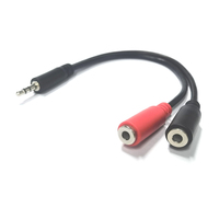 Câble séparateur audio mono JACK 1/8 pouces 3,5 mm TRS stéréo, câbles séparateurs