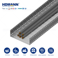 Hdmann BV DNV Zertifizierter 600mm Extra Breiter SS316L Perforierter Kabelkanal für Windkraftanlagen-Turbinennacelle-Verkabelung