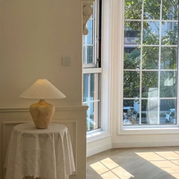 Ventana Francesa de Aluminio con Arco Superior, Persiana de Acero Inoxidable, Vidrio Triple Aislante, Diseño Personalizado para Exteriores de Villas