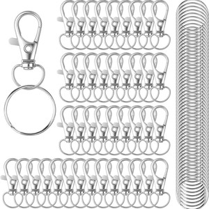 2025 phát hành nhanh chóng Carabiner Keychain kim loại Ví & Túi phần cứng với phụ kiện quan trọng nhẫn cho túi xách và Carabiner khóa - Product Image 3