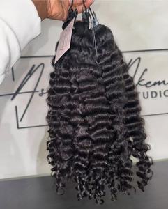 <span class=keywords><strong>Dro</strong></span> vận chuyển 100% chưa qua chế biến thô phần mở rộng tóc con người burmese sóng xoăn phong cách phù hợp lớp biểu bì nguyên chất lượng - Product Image 5