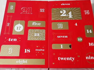 All'ingrosso erotico Sex Toy calendario dell'avvento 24 giorni scatola pieghevole personalizzata con rivestimento UV e goffratura per la conservazione della medicina - Product Image 6