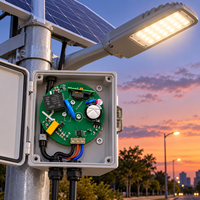 Usine OEM de circuits imprimés et d'assemblage tout-en-un, programmation et test de panneaux de signalisation lumineuse multi-pôles pour éclairage public