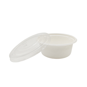 Couvercle de bol à <span class=keywords><strong>salade</strong></span> en plastique PET écologique de 135mm Capacité de 400ml Certifié ROHS Biodégradable Résistant à la chaleur Résistant au micro-ondes - Product Image 2