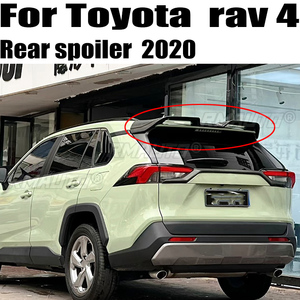 สปอยเลอร์สำหรับ Toyota RAV4 ปี 2020 วัสดุ ABS คุณภาพสูง สปอยเลอร์หลังรถยนต์ สีรองพื้น - Product Image 1