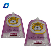 Sachets en plastique de sachets de bec sans BPA pour l'emballage de liquide Pochettes de jus imprimées sur mesure