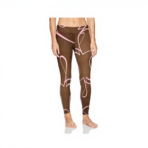 Leggings personnalisés à sublimation intégrale pour femmes, vêtements de sport, leggings ajustés sublimés, leggings pour femmes entièrement sublimés - Product Image 1