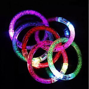 Bracelets lumineux LED pour enfants - Accessoires promotionnels multifonctionnels, jouets clignotants à bulles, personnalisables par sérigraphie - Product Image 3