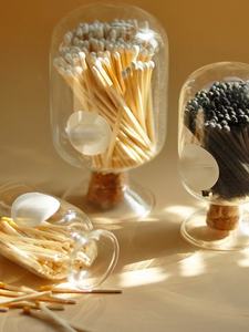 Fiammiferi In barattolo di vetro tazza di bottiglia di legno punta colorata con etichetta personalizzata per fiammiferi domestici per sigari - Product Image 4