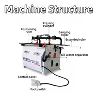 Perceuse à bois carrée à une rangée et multi-perforations MZ73211, moteur 1,5 kW, vitesse de broche 2800 tr/min, 380 V/220 V pour le perçage du bois