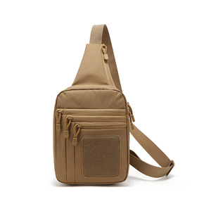 Bolso Bandolera Táctico Vintage Unisex con Correa de Hombro Desmontable, Sistema Molle Oculto, Riñonera EDC Antirrobo con Cremallera - Product Image 5