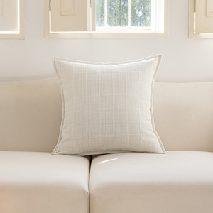 Copricuscino Minimalista in Poliestere a Doppia Faccia con Motivo a Quadri Bohémien <span class=keywords><strong>per</strong></span> <span class=keywords><strong>Divani</strong></span> <span class=keywords><strong>e</strong></span> <span class=keywords><strong>Poltrone</strong></span> - Product Image 3