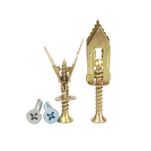 Marteau d'ancrage en métal plaqué zinc jaune de haute qualité dans les fixations de plaques de plâtre - Product Image 5