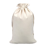 Sac de rangement de voyage multifonctionnel en coton et lin style japonais Little Rice Paddy, avec cordon de serrage, anti-poussière, toutes saisons