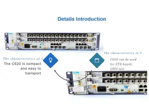 Hot Sale XGPON OLT C600 C610 C620 C650 ZTE 10G Xgs-pon OLT