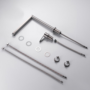 Thương mại Lift bồn rửa nhà bếp Vòi 304 thép không gỉ giấu bồn rửa Mixer hai lỗ Lift giấu Bồn Rửa Nhà Bếp vòi nước - Product Image 5