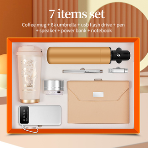 Biểu Tượng Tùy Chỉnh Sang Trọng Kinh Doanh Khuyến Mại Quà Tặng Thiết Lập VIP Tiếp Thị Củ<span class=keywords><strong>a</strong></span> Công Ty-Tùy Chỉnh Ô Và Bút Cup Với Hộp Quà Tặng Thanh Lịch - Product Image 2