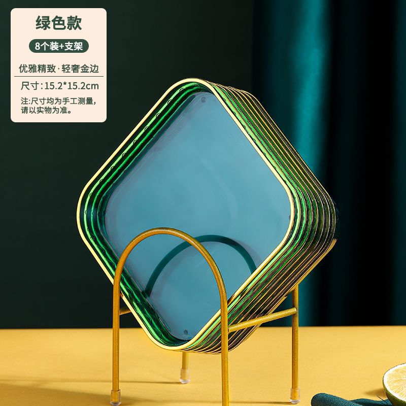 Huit bases vertes à chaud