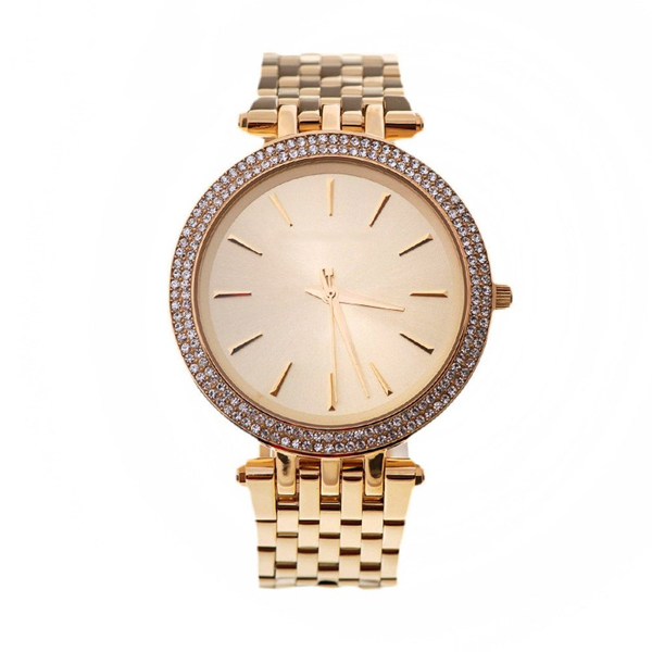 New Trends Hot Selling Mineral Glass Waterproof Link Strap Custom Quartz Wholesale Unisex Watch