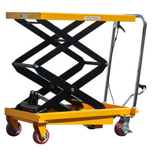 Fabrik-Großhandel 350kg Hydraulischer Scherenhubwagen Handbetrieben und Hubwagen Hydraulischer Scherenhubtisch - Product Image 4
