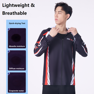 Vêtements de pêche <span class=keywords><strong>anti</strong></span>-<span class=keywords><strong>UV</strong></span> pour hommes, nouveauté UPF50 +, veste de pêche respirante à séchage rapide, couvrant le visage, vente en gros - Product Image 3
