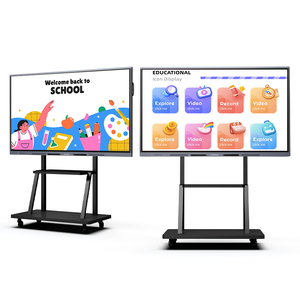 Fabricant de tableau blanc intelligent HUSHIDA 55 65 75 86 pouces cartes numériques interactives pour l'informatique - Product Image 1