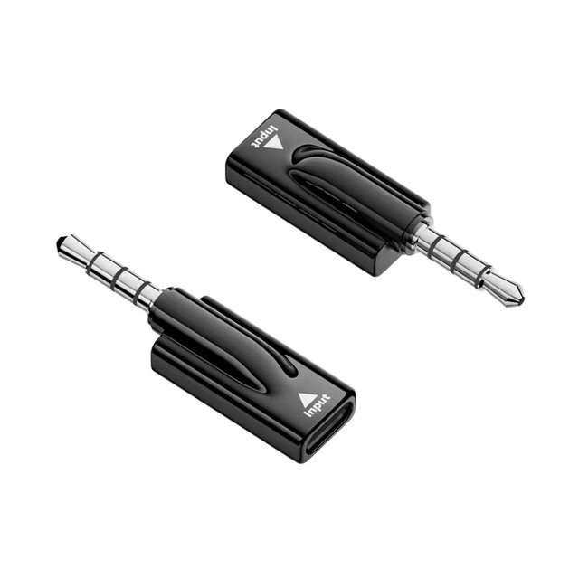 USB C to 3.5mm Audio Adapter, Type-C Female to 3.5mm Male/Female Headphone Jack Converter Connector For Laptop, Headset, Speaker
