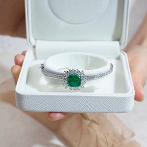 MSB-628 Custom Jewelry Luxury <b>Bracelets</b> PT950 Asscher Cut Lab Grown <b>Diamond</b> Jewelry <b>Bracelet</b> Set - Product Image 2