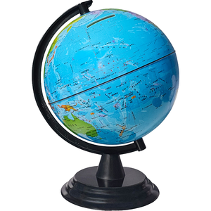 अच्छी गुणवत्ता वाले बच्चों शैक्षिक प्लास्टिक दुनिया पृथ्वी मानचित्र पिग्गी बैंक चीन में बने भूगोल के साथ - Product Image 4