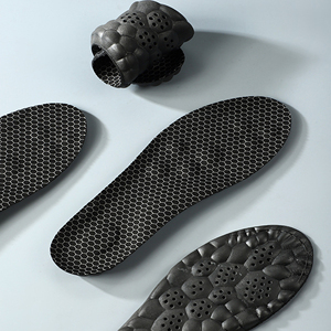 Semelles orthopédiques en mousse à mémoire de forme avec soutien de la voûte plantaire en PU pour une alignement correct du pied - Product Image 4