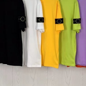 Camiseta de Verano de Manga Corta para Hombre, 100% Algodón, Estilo Casual, con Efecto Lavado, Diseño de Piedras, de Lujo, Superventas 2026 - Product Image 6