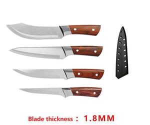 Couteaux <span class=keywords><strong>de</strong></span> barbecue professionnels meilleure vente ménage <span class=keywords><strong>cuisine</strong></span> revêtement poignée 3CR13 acier inoxydable épluchage fruits <span class=keywords><strong>couteau</strong></span> ensemble - Product Image 2